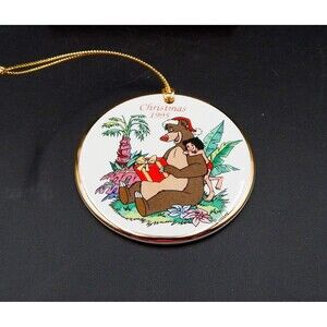Disney Ornament For You Baloo 1995 The Jungle Book Disc Grolier Collectibles